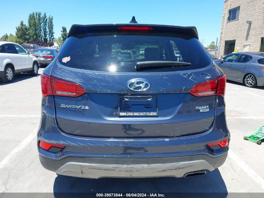 2017 Hyundai Santa Fe Sport 2.4L VIN: 5NMZTDLB4HH018340 Lot: 39573844