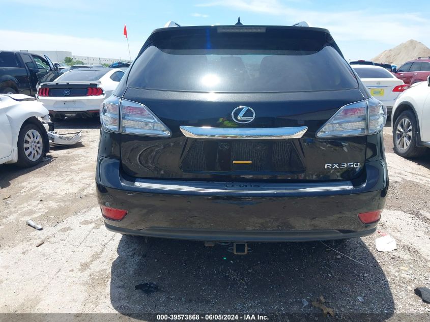 2011 Lexus Rx 350 VIN: 2T2BK1BA8BC100009 Lot: 39573868