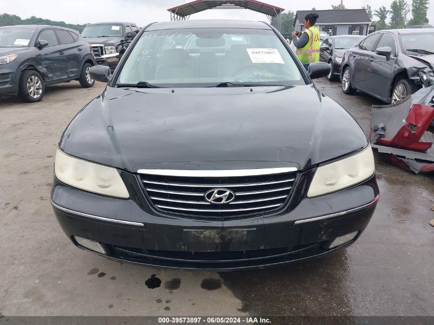 2006 Hyundai Azera Limited/Se VIN: KMHFC46F16A104709 Lot: 39573897