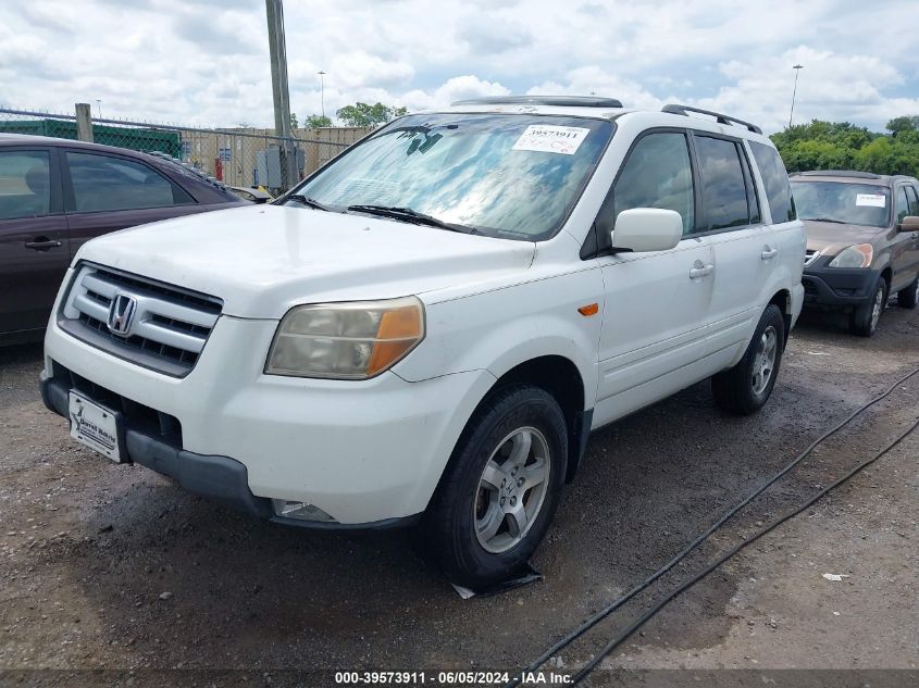 2008 Honda Pilot Ex-L VIN: 5FNYF28678B024234 Lot: 39573911