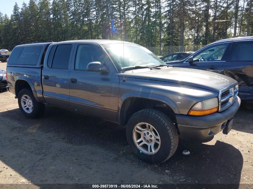 2004 Dodge Dakota Sport/Sxt VIN: 1D7HG38N74S691852 Lot: 39573919