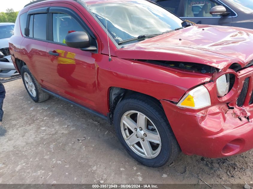 1J8FT47W07D123831 2007 Jeep Compass Sport