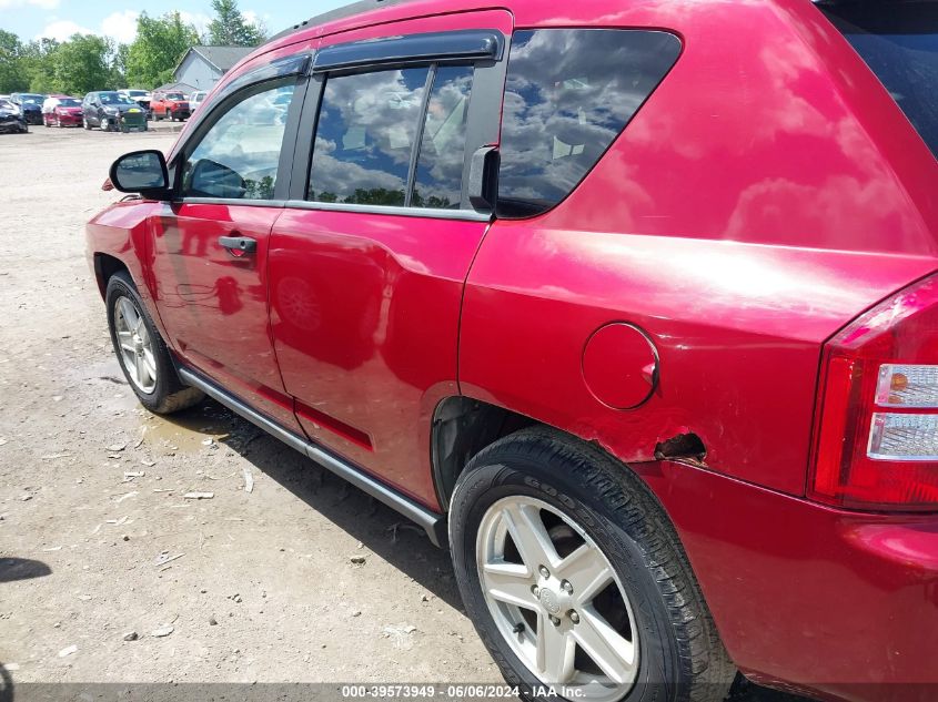 1J8FT47W07D123831 2007 Jeep Compass Sport