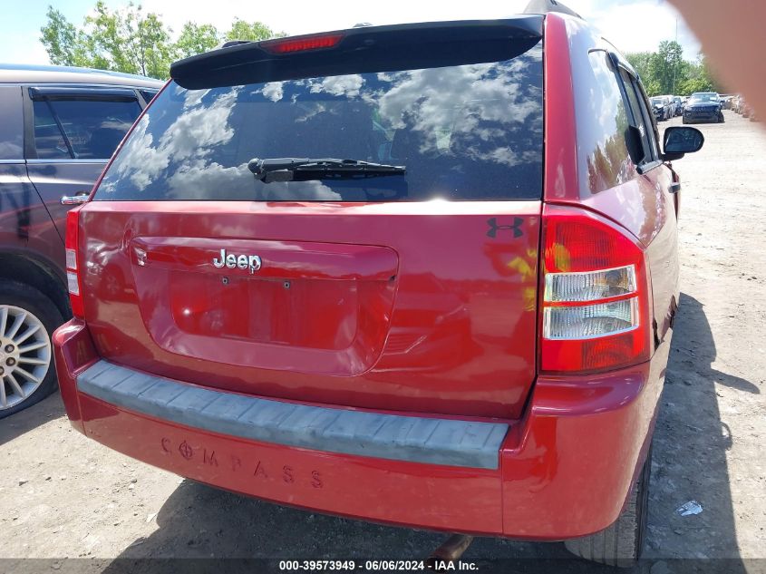 1J8FT47W07D123831 2007 Jeep Compass Sport