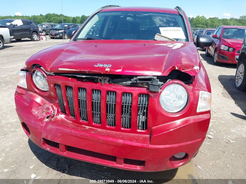 1J8FT47W07D123831 2007 Jeep Compass Sport