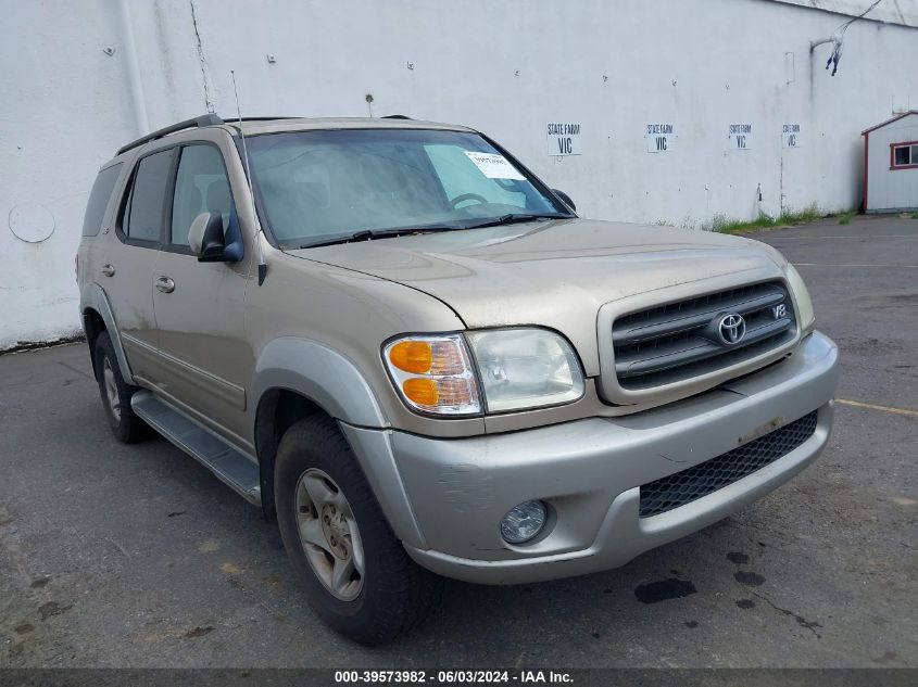 2001 Toyota Sequoia Sr5 V8 VIN: 5TDBT44A81S057250 Lot: 39573982