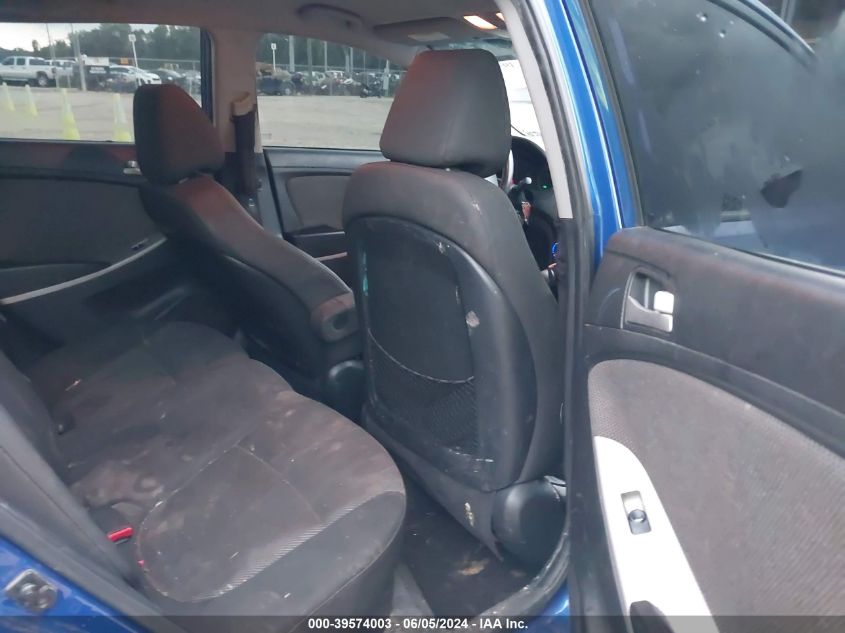 2013 Hyundai Accent Gs VIN: KMHCT5AE9DU139923 Lot: 39574003