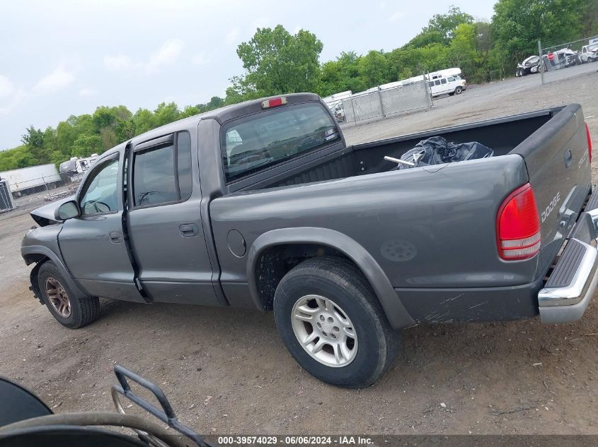 2003 Dodge Dakota Sport/Sxt VIN: 1D7HL38X93S228445 Lot: 39574029