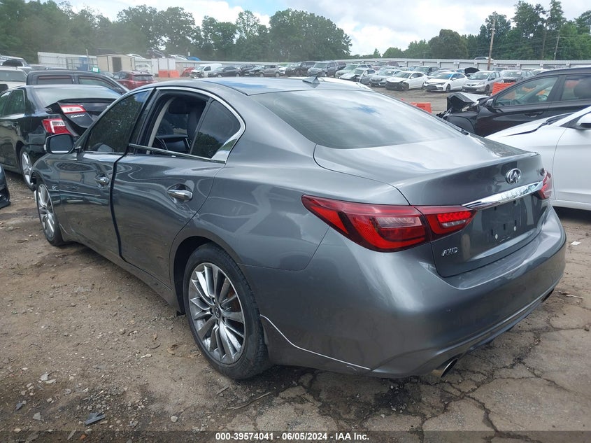 2018 INFINITI Q50 3.0T LUXE - JN1EV7AR3JM431975