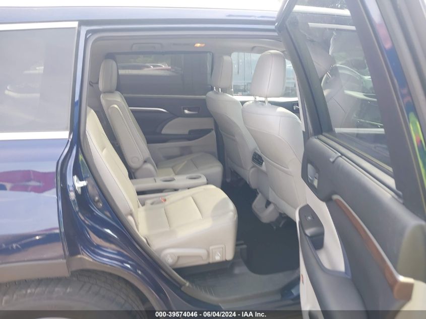 2016 Toyota Highlander Limited Platinum V6 VIN: 5TDDKRFH1GS320044 Lot: 39574046