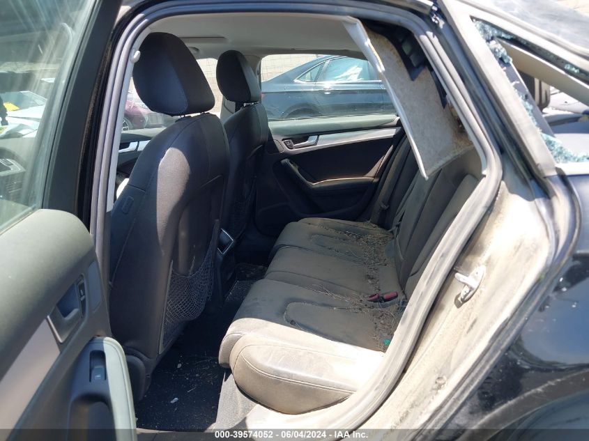 2012 Audi A4 2.0T Premium VIN: WAUAFAFL4CA118512 Lot: 39574052