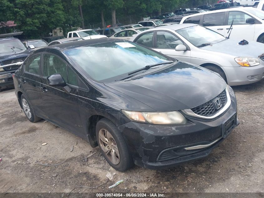 2013 Honda Civic Lx VIN: 19XFB2F57DE047249 Lot: 39574054