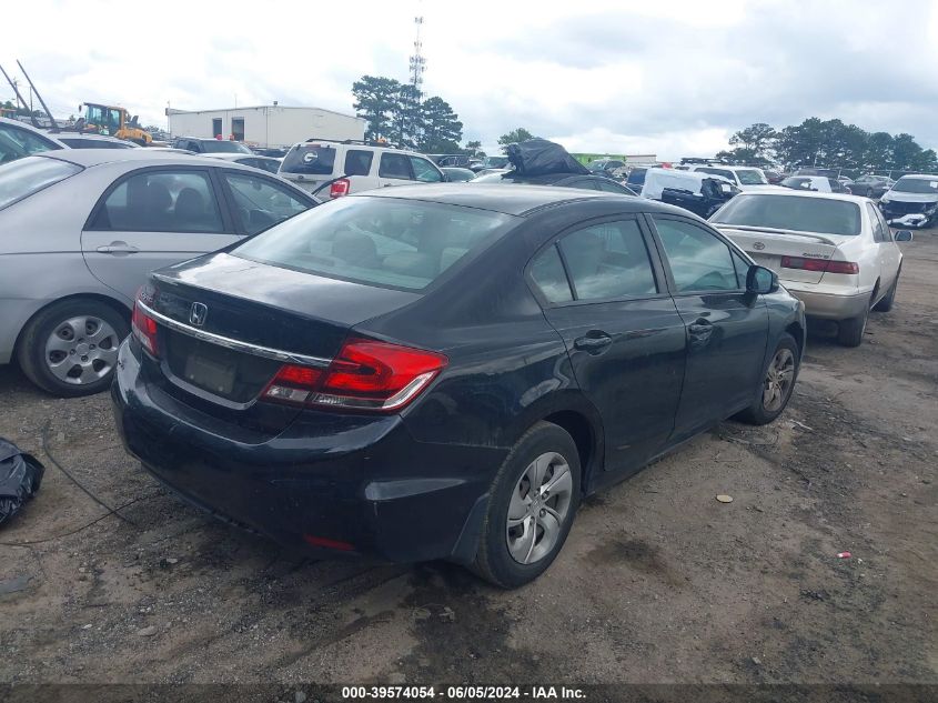 2013 Honda Civic Lx VIN: 19XFB2F57DE047249 Lot: 39574054