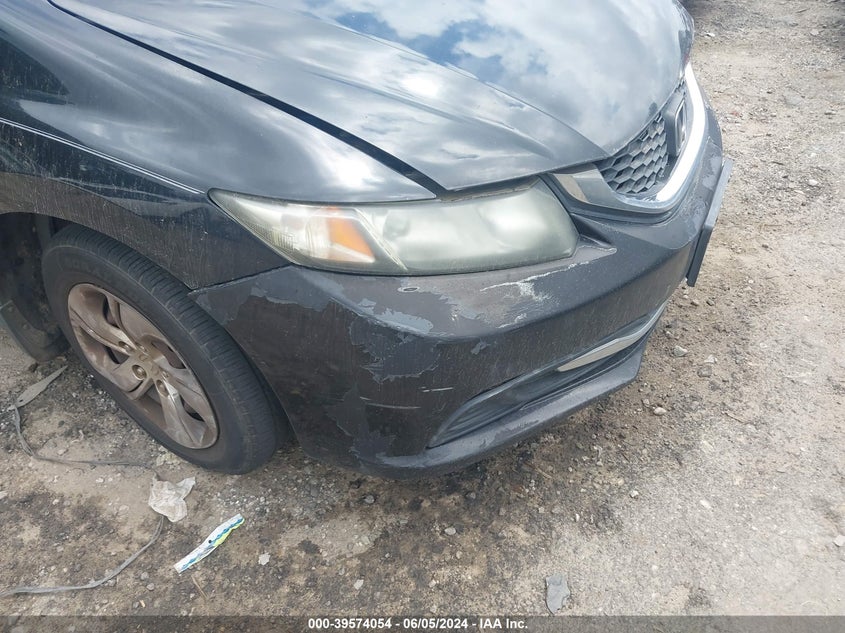 2013 Honda Civic Lx VIN: 19XFB2F57DE047249 Lot: 39574054