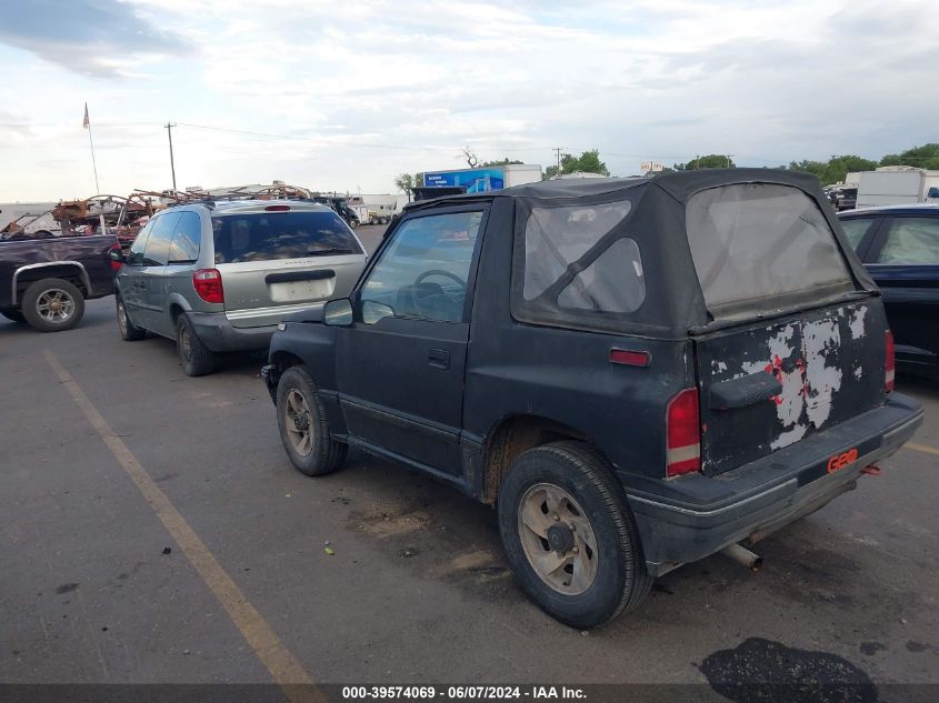 1991 Geo Tracker VIN: 2CNBJ18U2M6910728 Lot: 39574069