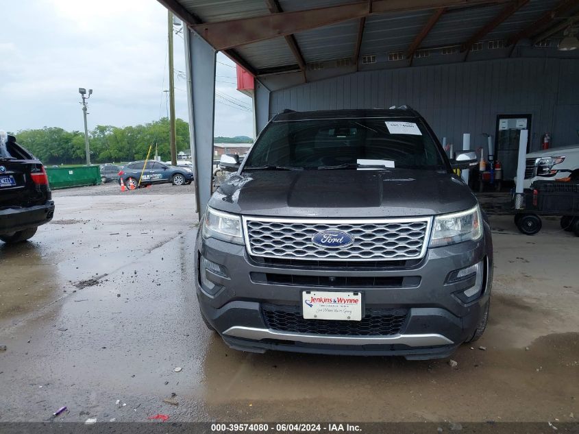 2017 Ford Explorer Platinum VIN: 1FM5K8HT6HGB31333 Lot: 39574080