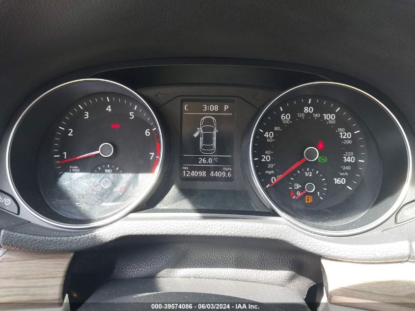 2016 Volkswagen Passat 1.8T Se VIN: 1VWBS7A33GC061529 Lot: 39574086