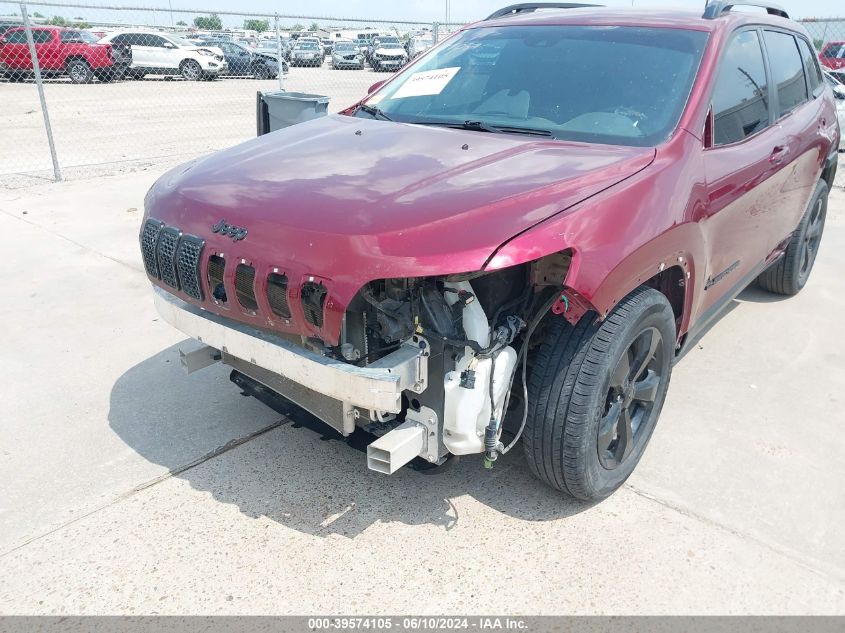 2021 Jeep Cherokee Altitude Fwd VIN: 1C4PJLLB2MD137465 Lot: 39574105