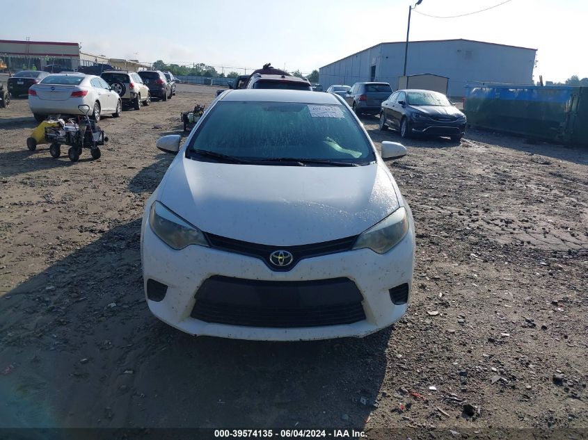 2014 Toyota Corolla Le VIN: 5YFBURHE9EP149280 Lot: 39574135