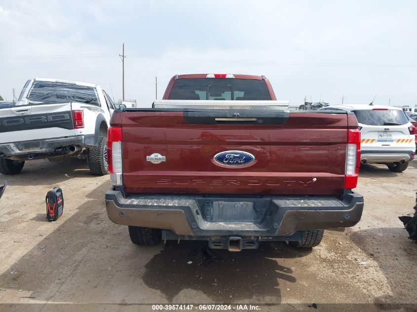 2017 Ford F-350 King Ranch VIN: 1FT8W3BT7HED42151 Lot: 39574147