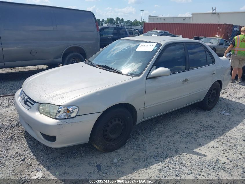 2002 Toyota Corolla Le VIN: 1NXBR12E52Z646123 Lot: 39574165