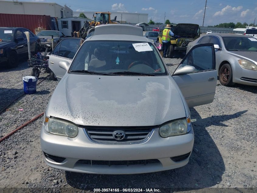 2002 Toyota Corolla Le VIN: 1NXBR12E52Z646123 Lot: 39574165