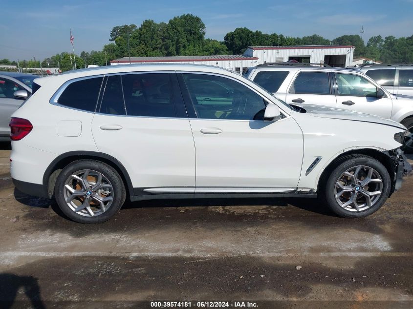 2020 BMW X3 Sdrive30I VIN: 5UXTY3C00L9B20644 Lot: 39574181