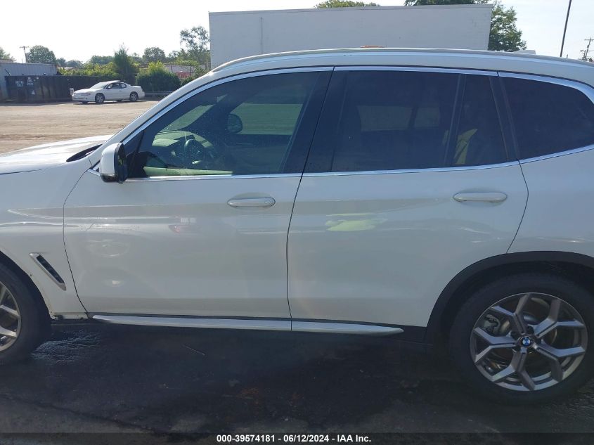 2020 BMW X3 Sdrive30I VIN: 5UXTY3C00L9B20644 Lot: 39574181