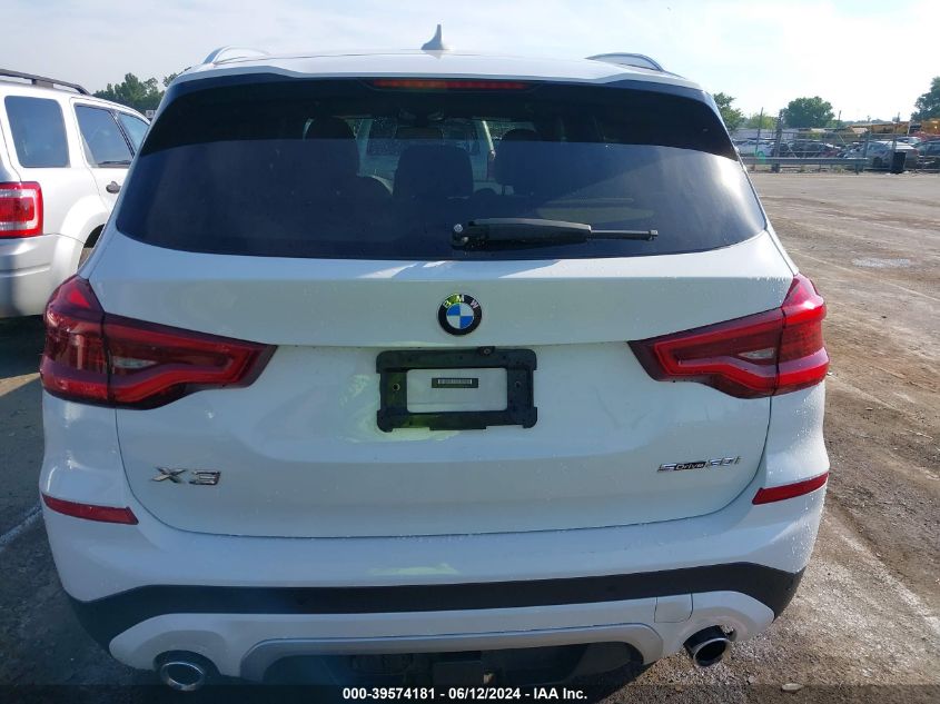 2020 BMW X3 Sdrive30I VIN: 5UXTY3C00L9B20644 Lot: 39574181
