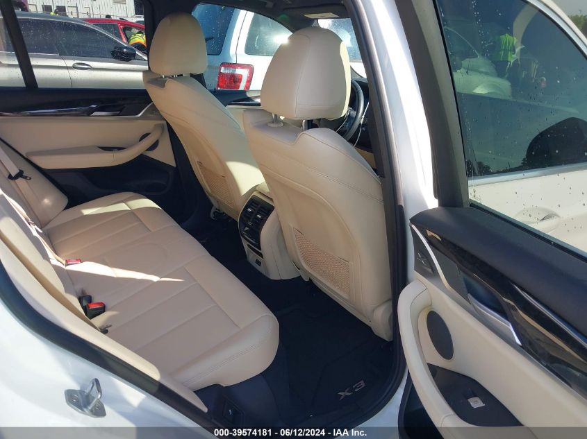 2020 BMW X3 Sdrive30I VIN: 5UXTY3C00L9B20644 Lot: 39574181