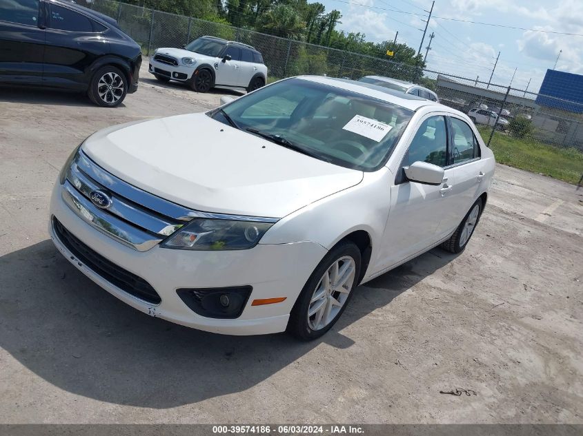 2012 Ford Fusion Sel VIN: 3FAHP0JGXCR381988 Lot: 39574186