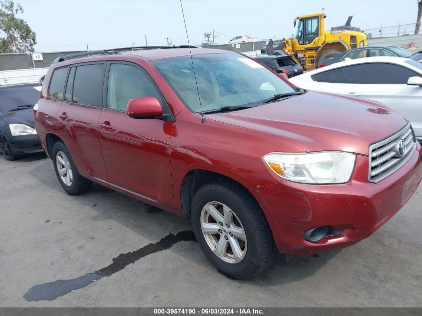 2010 Toyota Highlander VIN: 5TDZA3EH3AS006782 Lot: 39574190