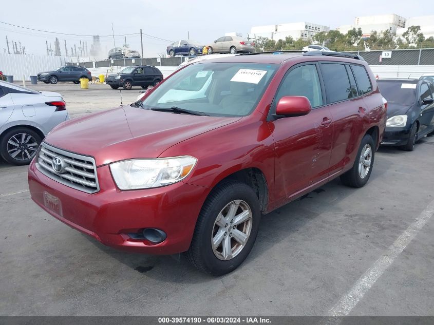 2010 Toyota Highlander VIN: 5TDZA3EH3AS006782 Lot: 39574190