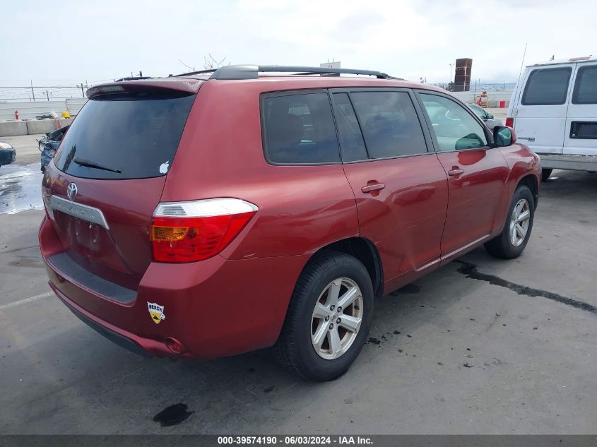 2010 Toyota Highlander VIN: 5TDZA3EH3AS006782 Lot: 39574190