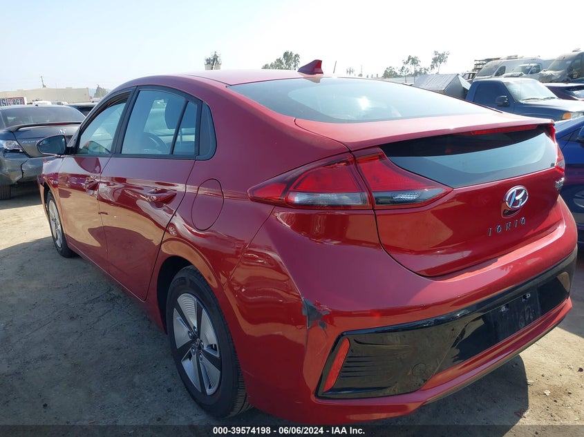 2019 Hyundai Ioniq Hybrid Blue VIN: KMHC65LC2KU167515 Lot: 39574198