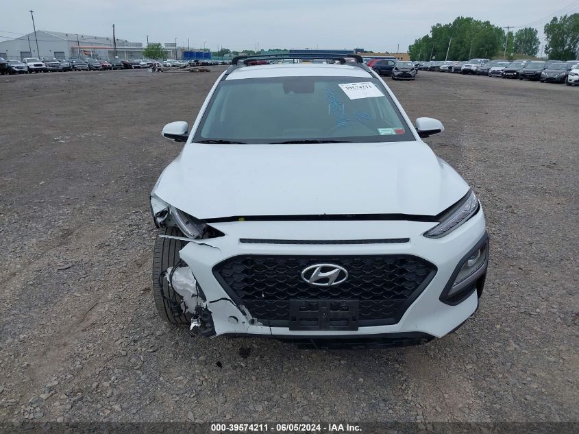 2021 Hyundai Kona Sel VIN: KM8K22AA1MU621165 Lot: 39574211