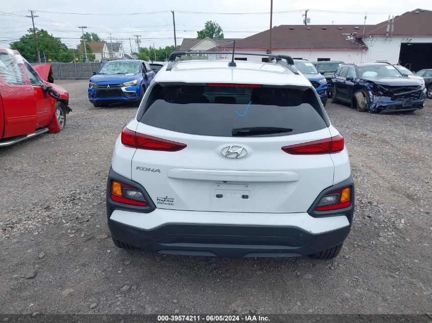 2021 Hyundai Kona Sel VIN: KM8K22AA1MU621165 Lot: 39574211