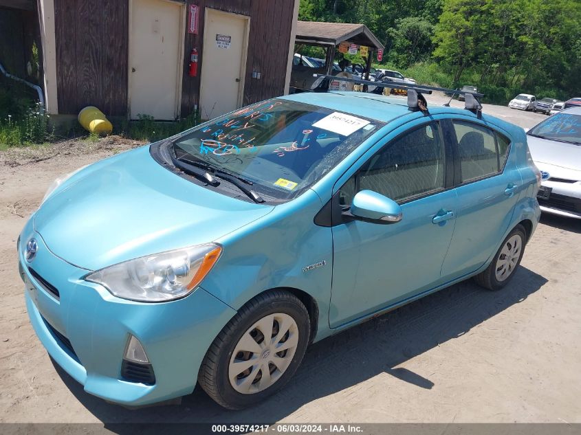 2013 Toyota Prius C Two VIN: JTDKDTB36D1042288 Lot: 39574217