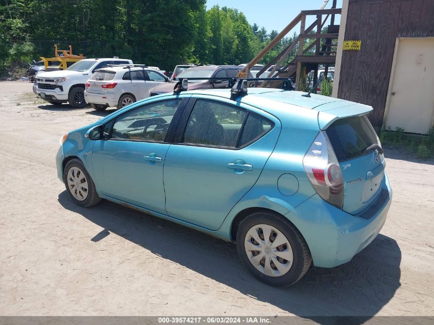 2013 Toyota Prius C Two VIN: JTDKDTB36D1042288 Lot: 39574217