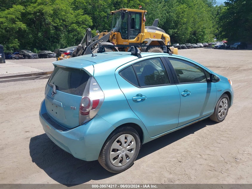 2013 Toyota Prius C Two VIN: JTDKDTB36D1042288 Lot: 39574217