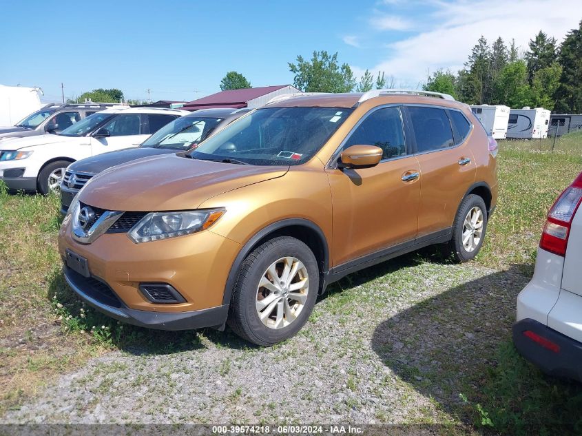 2014 Nissan Rogue Sv VIN: 5N1AT2MV5EC806513 Lot: 39574218