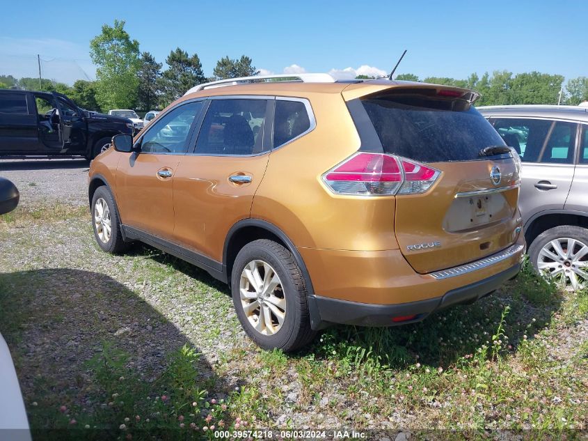 2014 Nissan Rogue Sv VIN: 5N1AT2MV5EC806513 Lot: 39574218