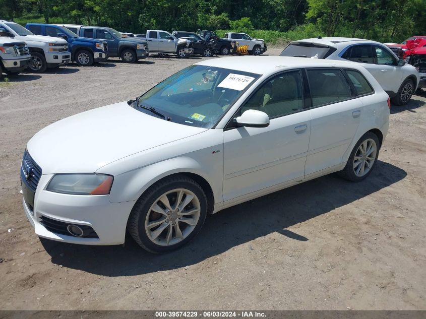 2012 Audi A3 2.0 Tdi Premium VIN: WAUBJBFM6CA031492 Lot: 39574229