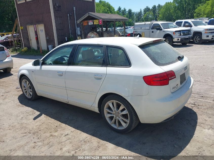 2012 Audi A3 2.0 Tdi Premium VIN: WAUBJBFM6CA031492 Lot: 39574229