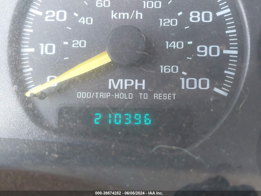 1999 Chevrolet Blazer Trailblazer VIN: 1GNDT13W2X2173586 Lot: 39574252