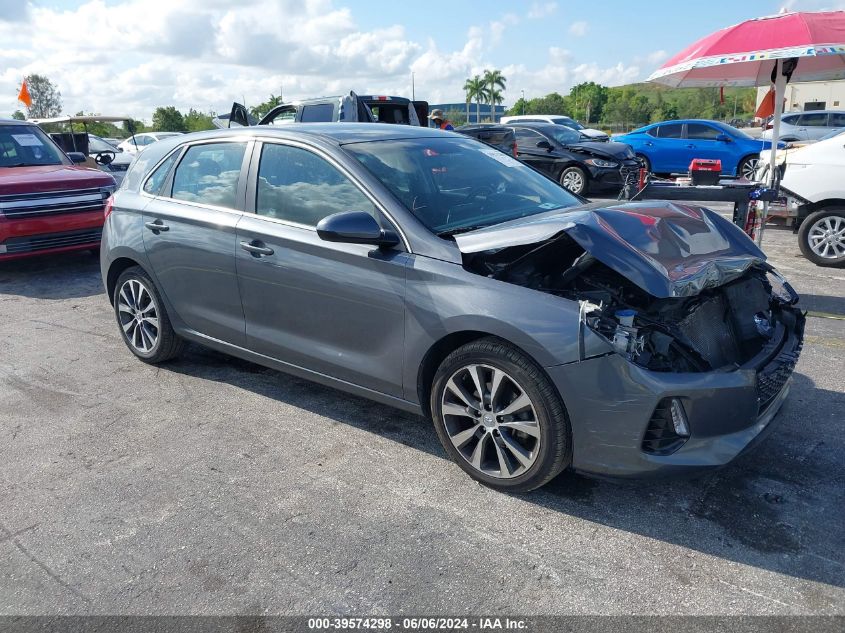 2019 Hyundai Elantra Gt VIN: KMHH35LE4KU094843 Lot: 39574298