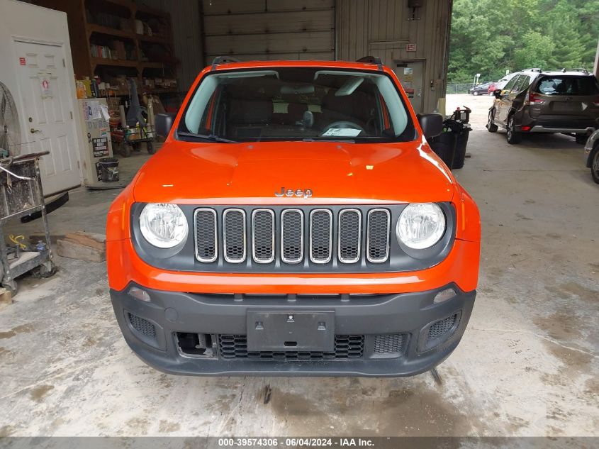 2017 Jeep Renegade Sport 4X4 VIN: ZACCJBAB3HPE69076 Lot: 39574306