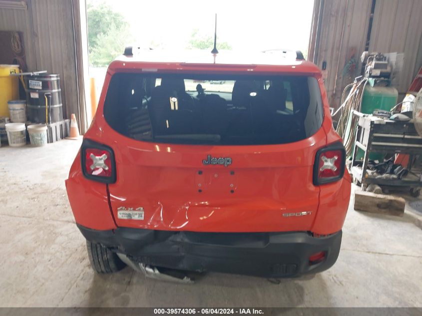 2017 Jeep Renegade Sport 4X4 VIN: ZACCJBAB3HPE69076 Lot: 39574306