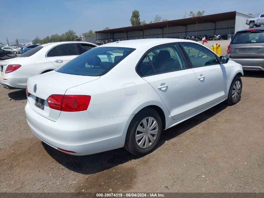 2014 Volkswagen Jetta 2.0L S VIN: 3VW2K7AJ2EM322529 Lot: 39574319