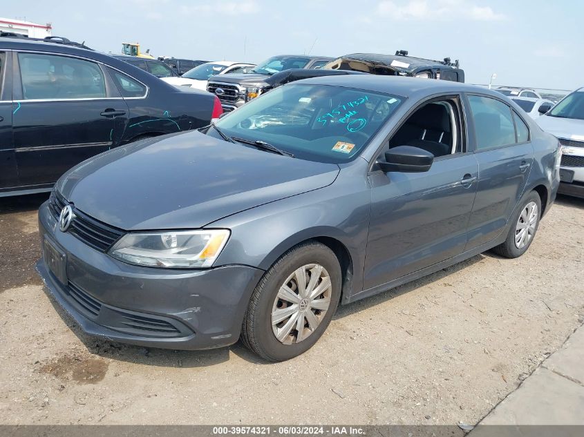 2011 Volkswagen Jetta 2.0L S VIN: 3VW1K7AJ7BM360345 Lot: 39574321